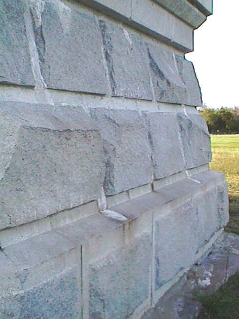 Bodie Island lighthouse base stones.JPG (153042 bytes)
