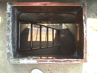 Cape henry old looking down the hatch from lantern room.jpg (39487 bytes)