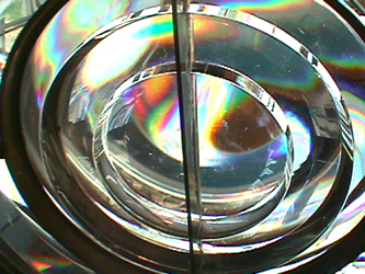 Drum point lens close up