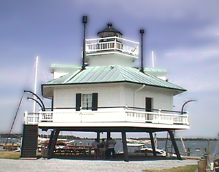 Hooper Strait Lighthouse view from other side